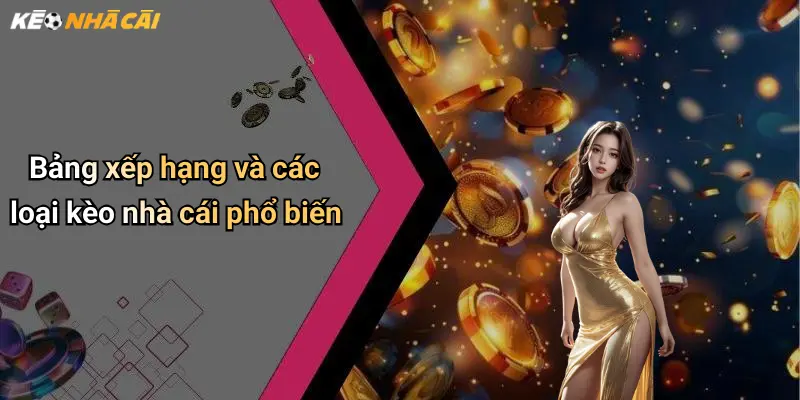 Bảng xếp hạng và các loại kèo nhà cái phổ biến