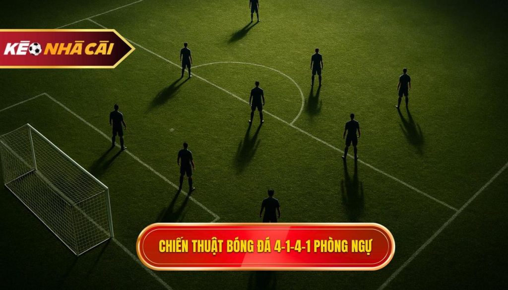 Chiến thuật bóng đá 4-1-4-1 phòng ngự