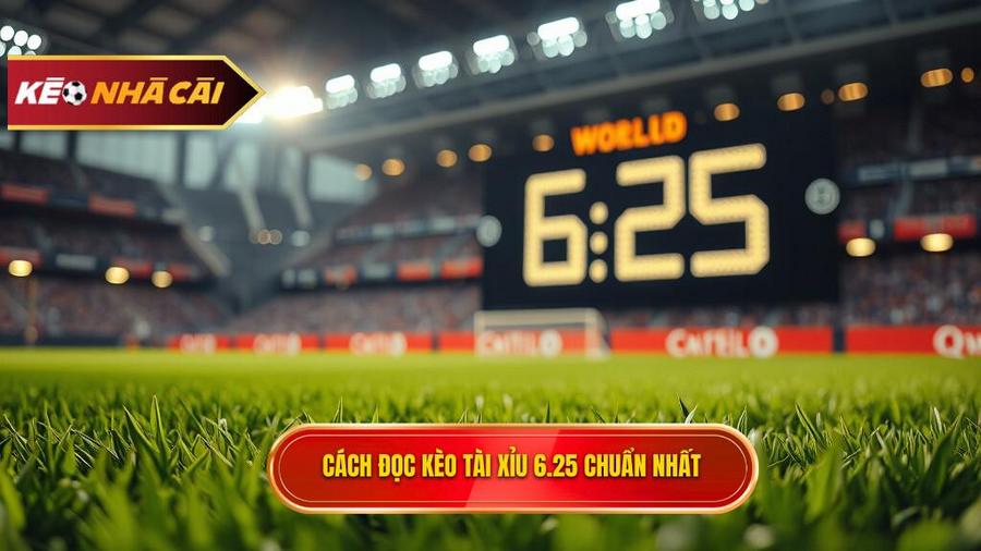 Cách đọc và tính tiền kèo tài xỉu 6.25 chi tiết nhất