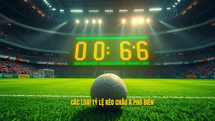Các loại tỷ lệ phổ biến trong Kèo bóng đá Châu Á