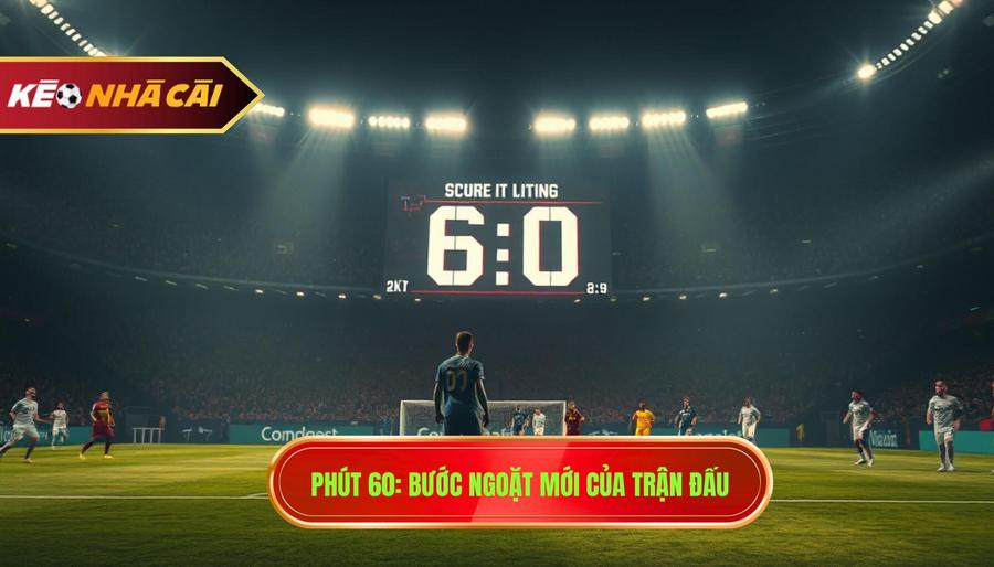 Phút 60_ Bước ngoặt mới của trận đấu